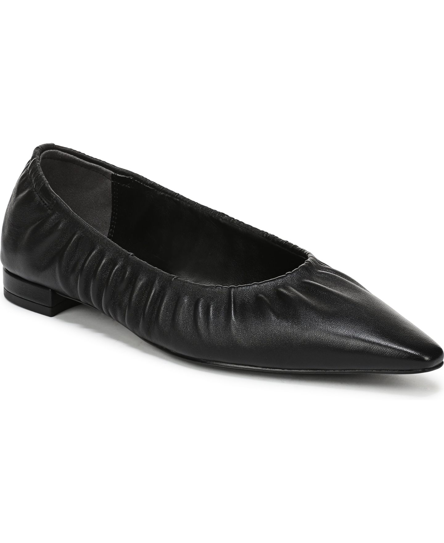 Женские балетки Sam Edelman Essex без застёжки, цвет: Чёрный кожаный — фото 1
