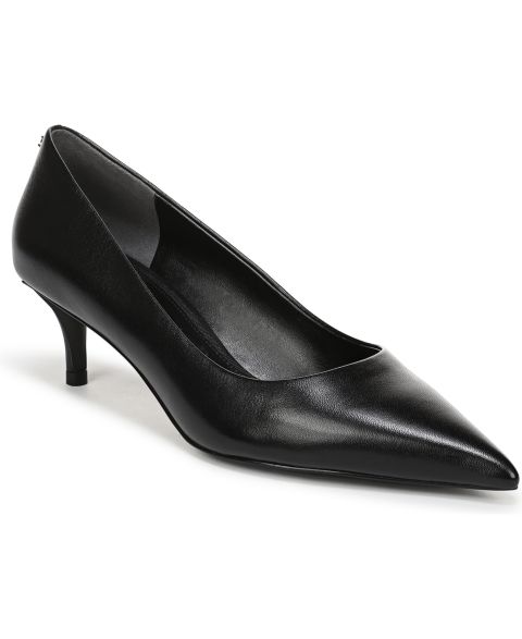 Женские туфли Sam Edelman Summer Slip-On Pumps, цвет: Чёрный кожаный