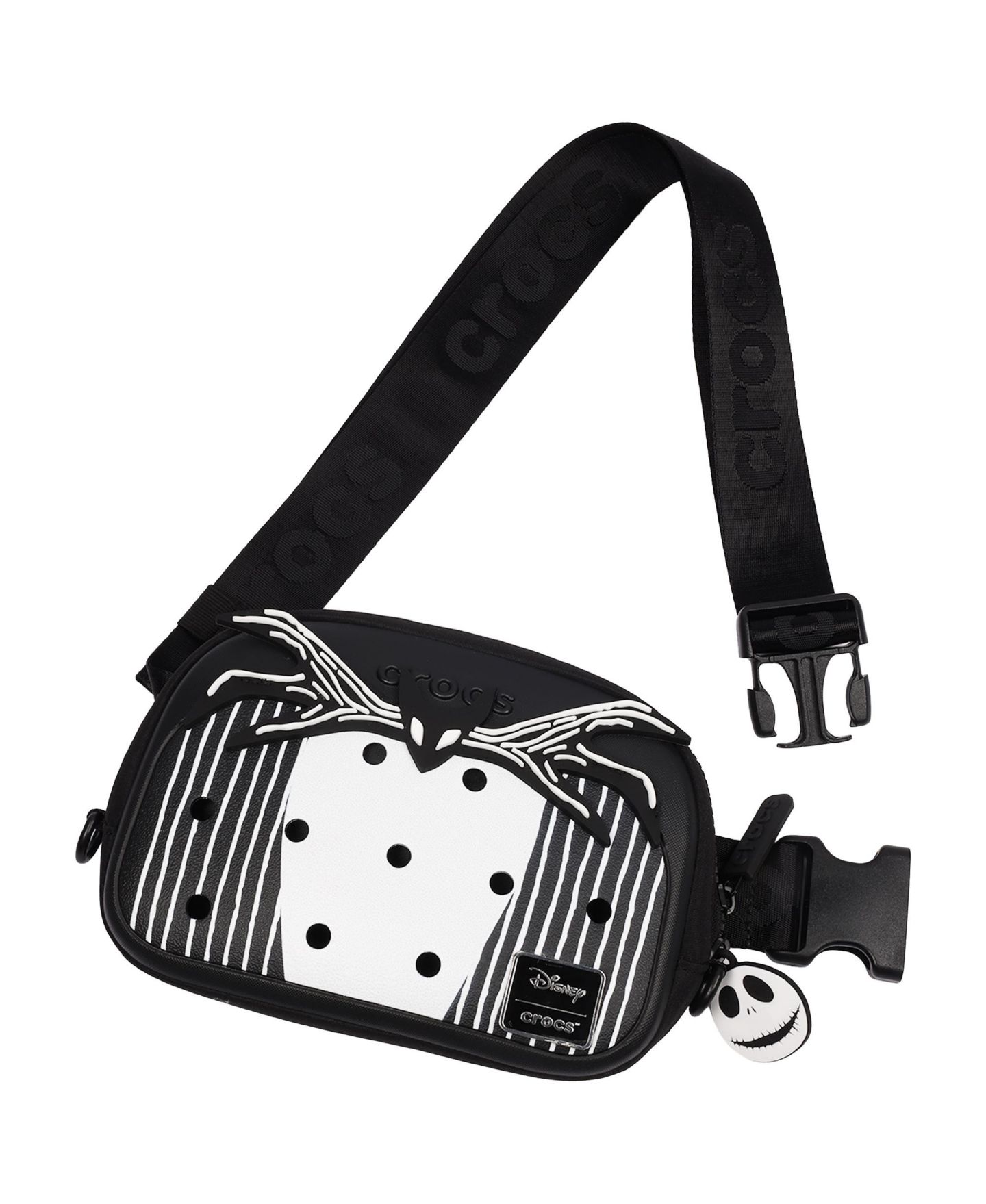 Женская сумка Crocs Disney Nbc X Jack Cosplay Belt, цвет: Чёрный — фото 7