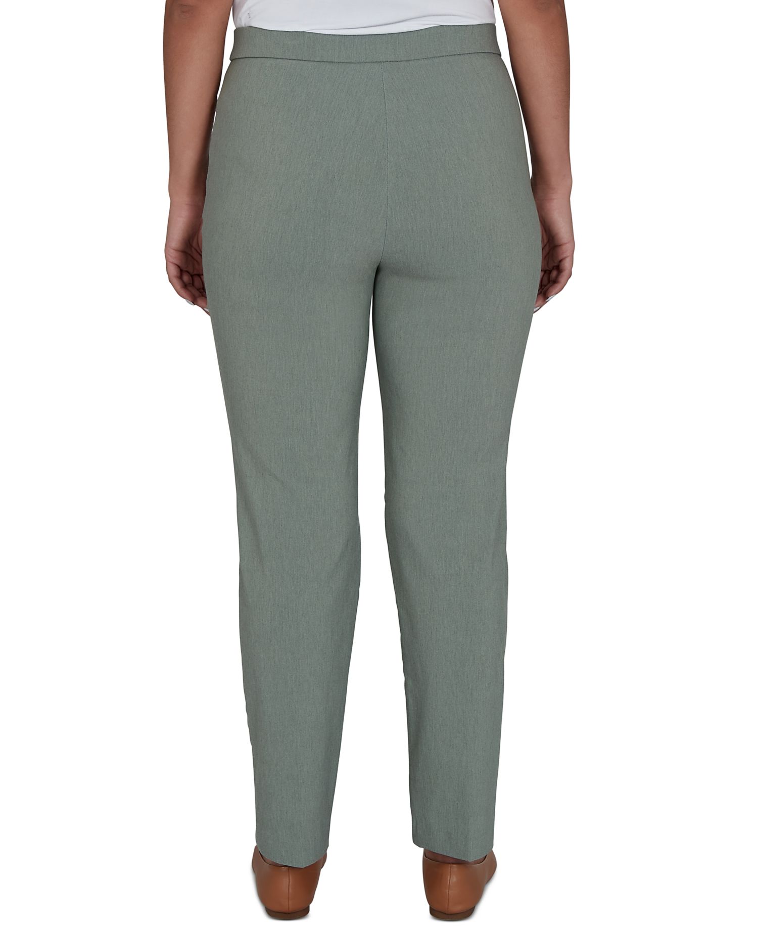 Petite Provence Millennium Pull-On Mid-Rise Straight-Leg Pants