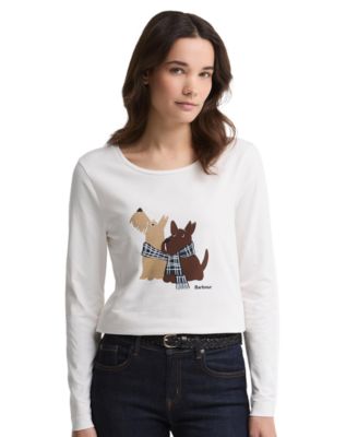 Women's Lossie Dog Duo Graphic Long-Sleeve T-Shirt