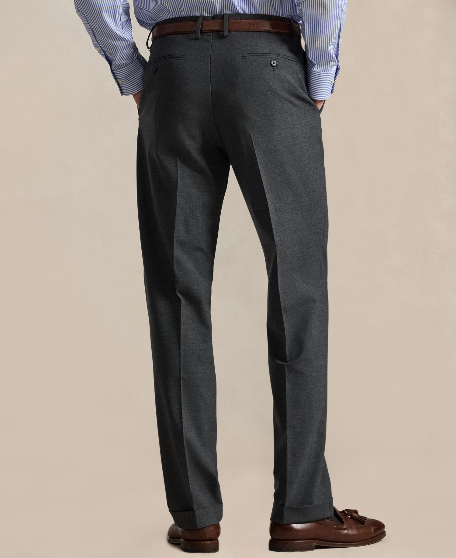 Men's Stretch Wool-Blend Suit Trouser
