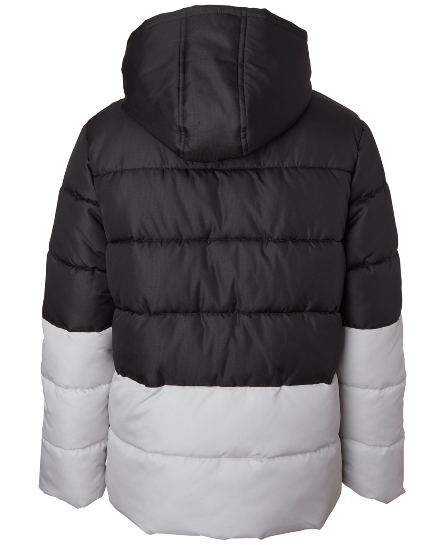 Куртки Ixtreme Ripstop Color-Block Puffer Jacket with Hat, 2-Piece Set для мальчиков, цвет: Чёрный — фото 2