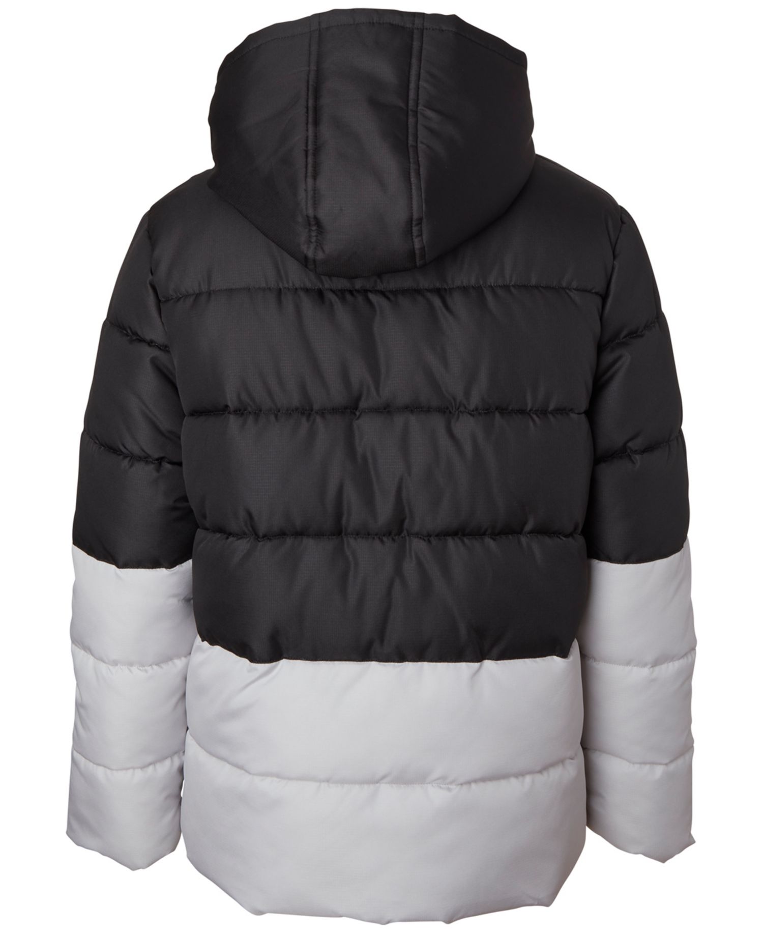 Boys' 6-20 Ripstop Color-Block Puffer Jacket with Hat, 2-Piece Set