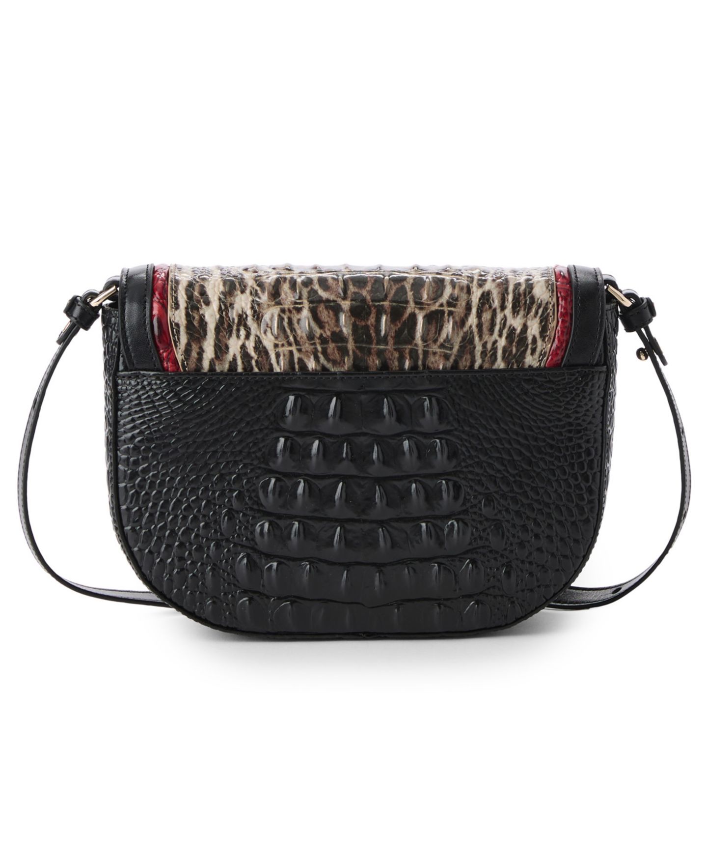 Женская сумка Brahmin Portia Calgary Small Leather Crossbody, цвет: Ocelot — фото 2