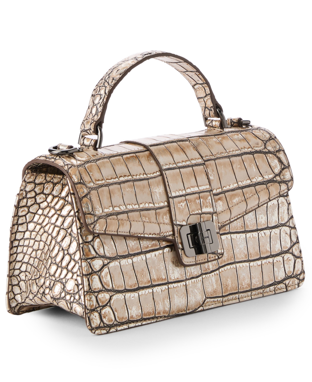 Brahmin Genie Shale Leather Small Crossbody Handbag