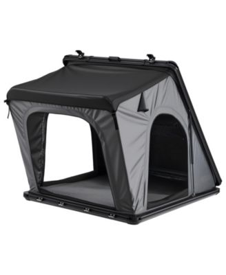 Aluminum Hard Shell Rooftop Tent for 2-3 Person with LED Light, Window and Mattress