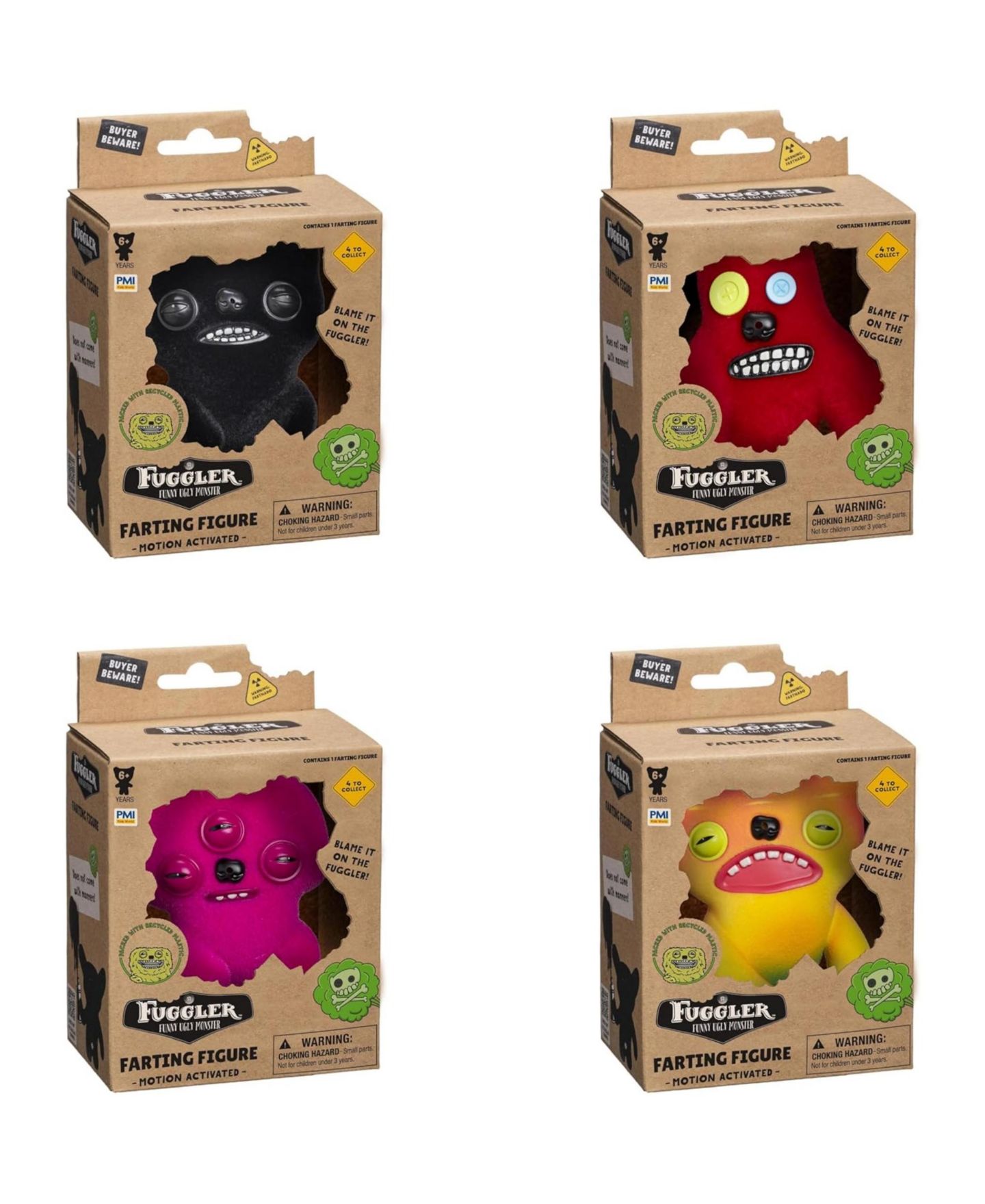 Детская фигурка Fuggler Series 2 Farting Figure 3.5" 1-Piece Action Figure, Ages 4+ — фото 2
