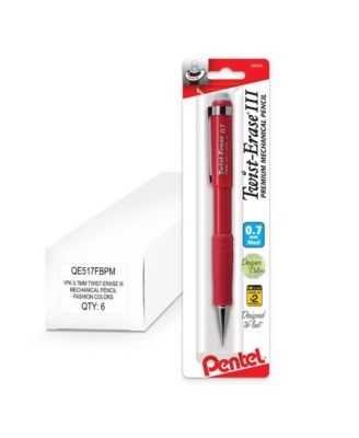 Twist-Erase III Mechanical Pencil, (0.7mm) 1-Pk - Fashion Colors (Box of 6)