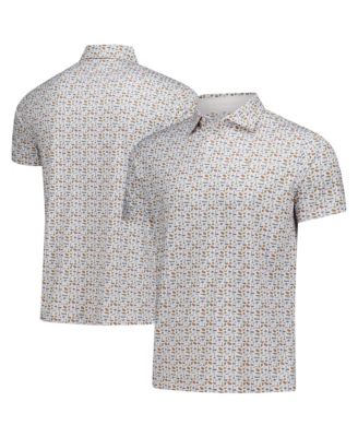 Men's White THE PLAYERS Florida Garb Printed Polo Shirt