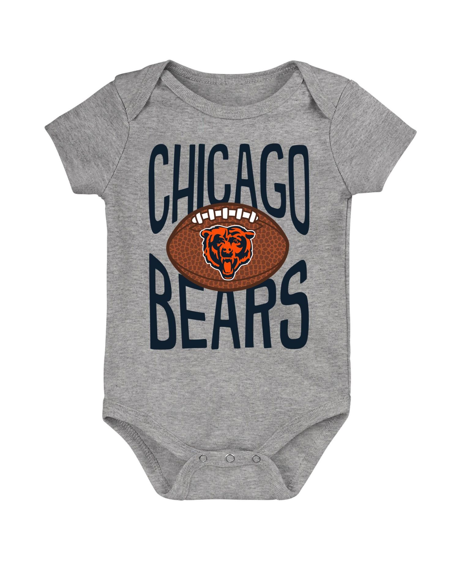 Baby Boys and Girls Gray Chicago Bears For the Ball Bodysuit
