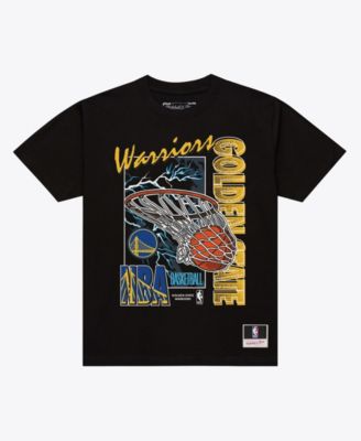 Men's Black Golden State Warriors Lightning Swish T-Shirt