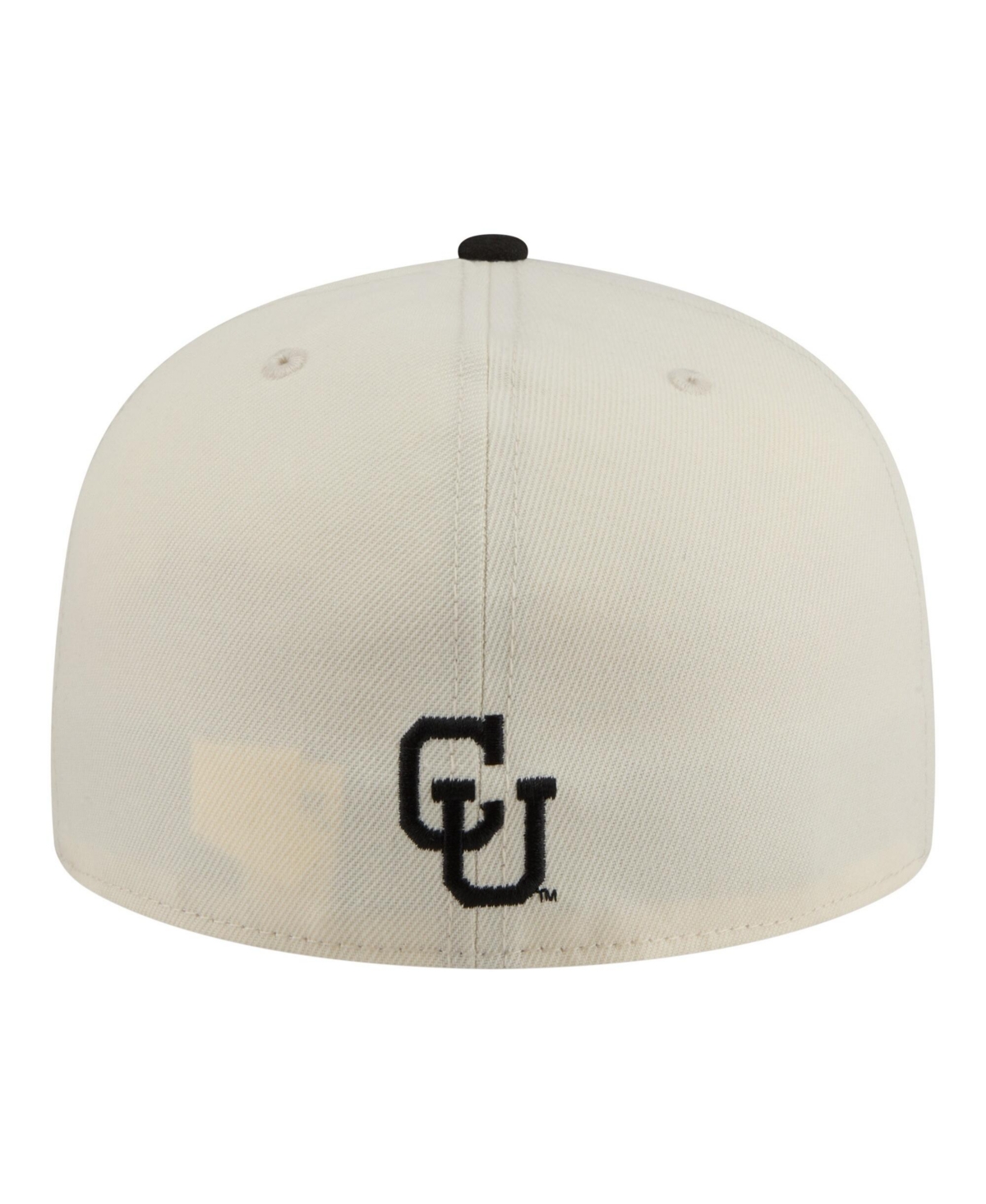 New Era Men's Cream/Black Colorado Buffaloes Two-Tone Script 59FIFTY Fitted Hat