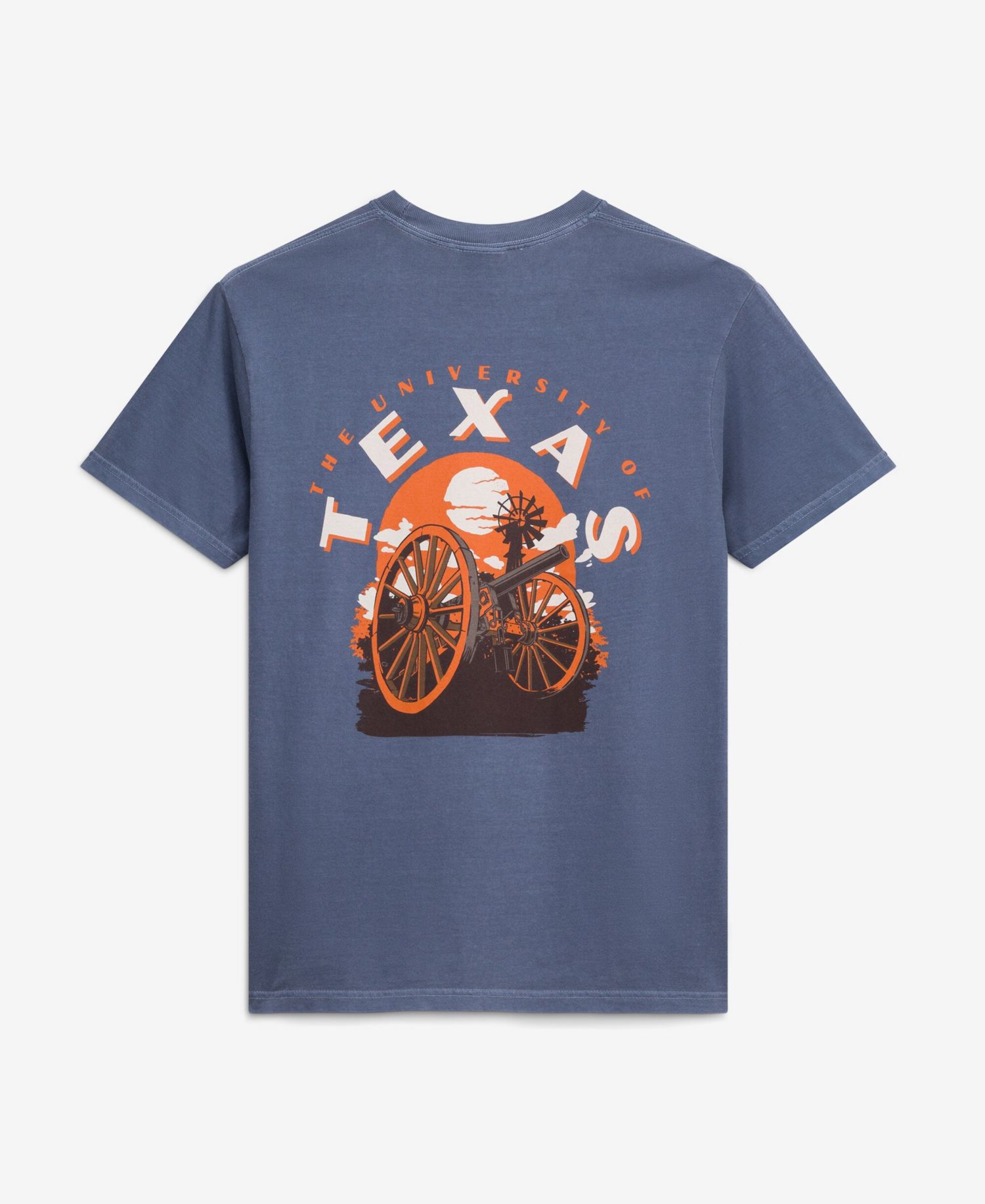Men's Navy Texas Longhorns Comfort Colors Team Statue T-Shirt