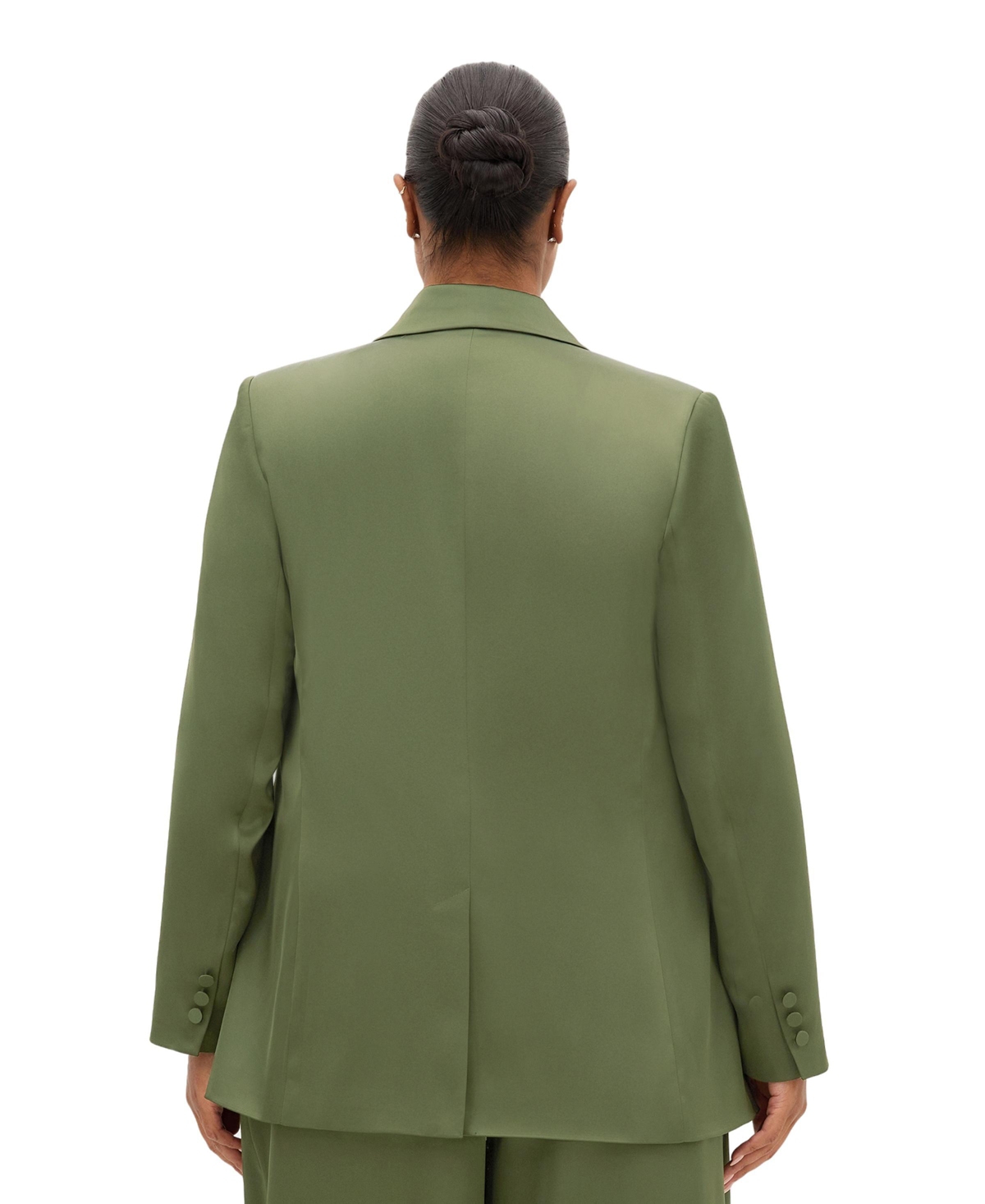 City Chic Women's Plus Rylie Satin Blazer