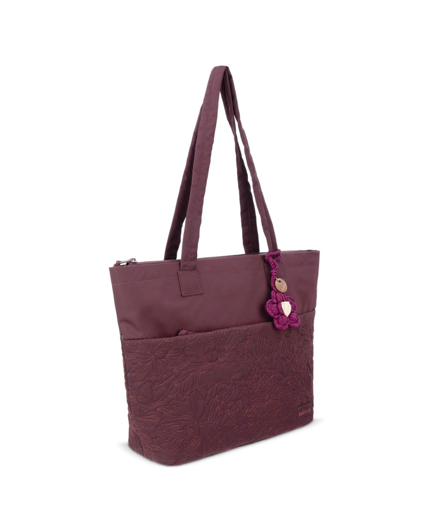 Женская сумка Sakroots Banyan Tote, цвет: Чёрный вишнёвый — фото 2