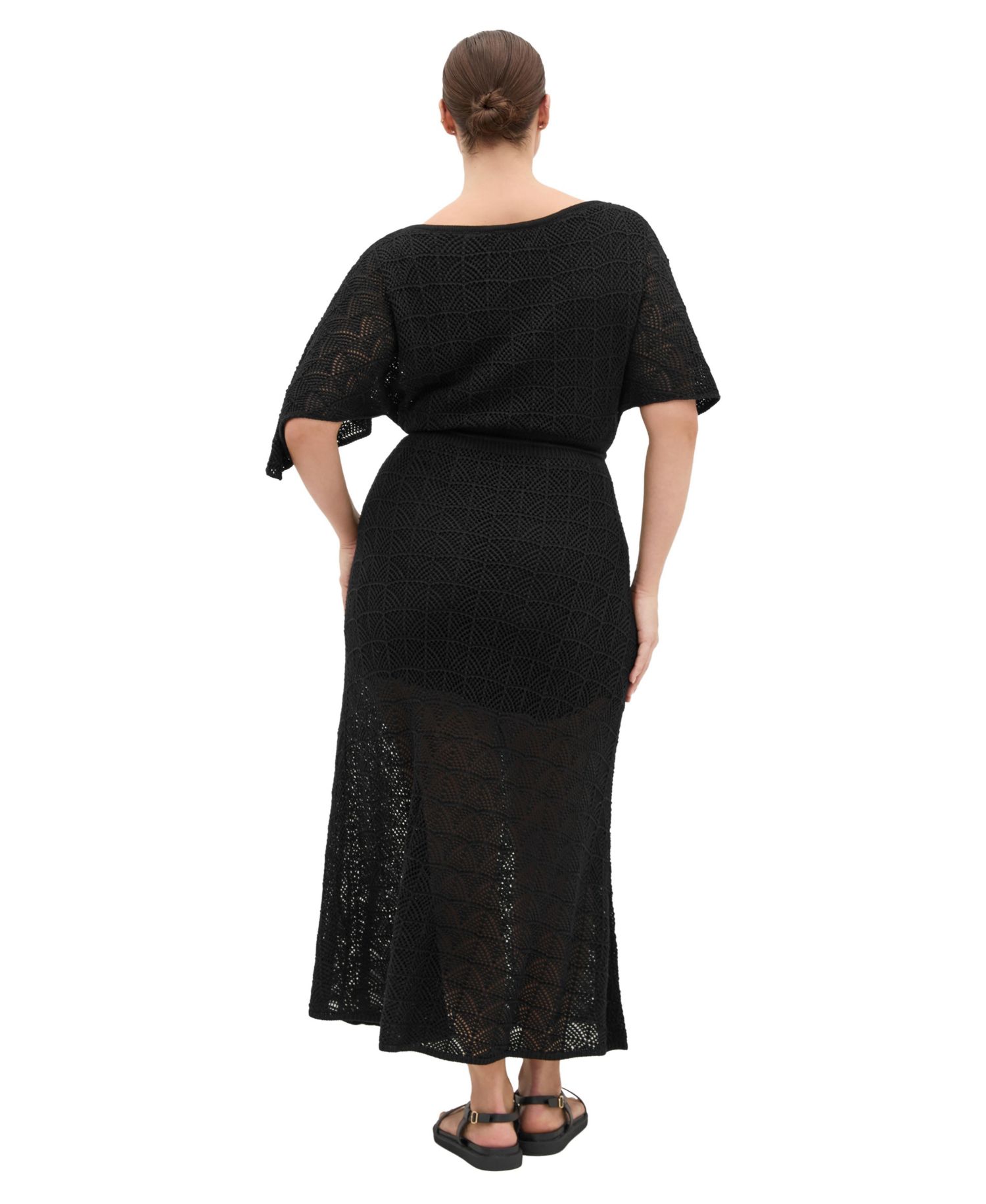 Women's Plus Size Cassie Crochet Knit Dress