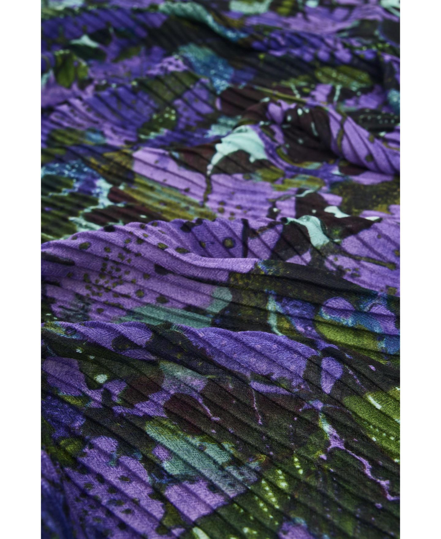 Женские аксессуары Desigual Long Pleated Foulard M. C. Lacroix, цвет: Разноцветный — фото 2