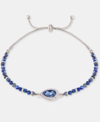 Crystal Beaded Slider Bracelet