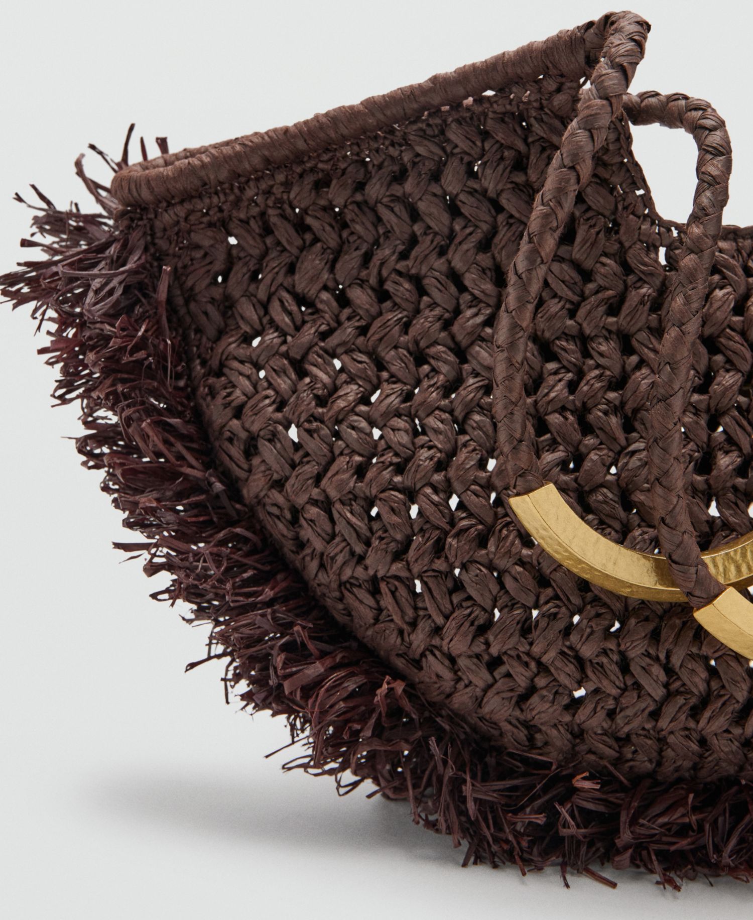 Women's Natural-Fiber Shoulder Bag