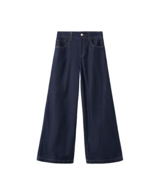 Women's Wide-Leg Mid-Rise Jeans