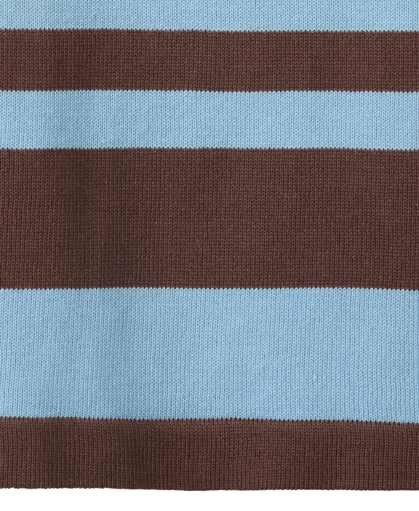 Женское поло Mango Striped Short-Sleeve Cropped Cotton-Blend Polo, цвет: Небесно-голубой — фото 5