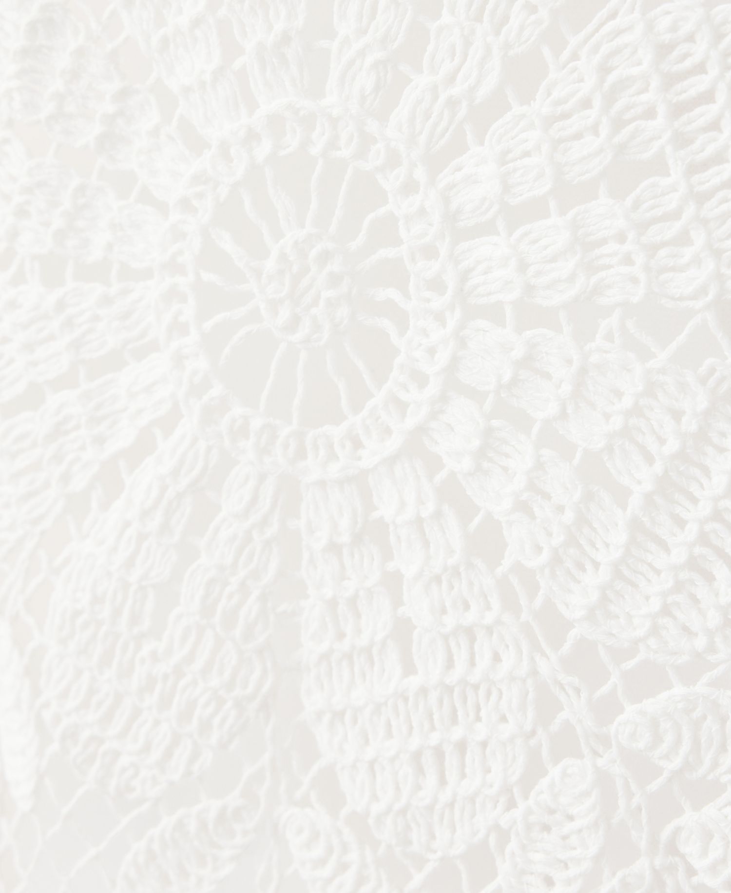 Women's Floral Crocheted Mini Dress