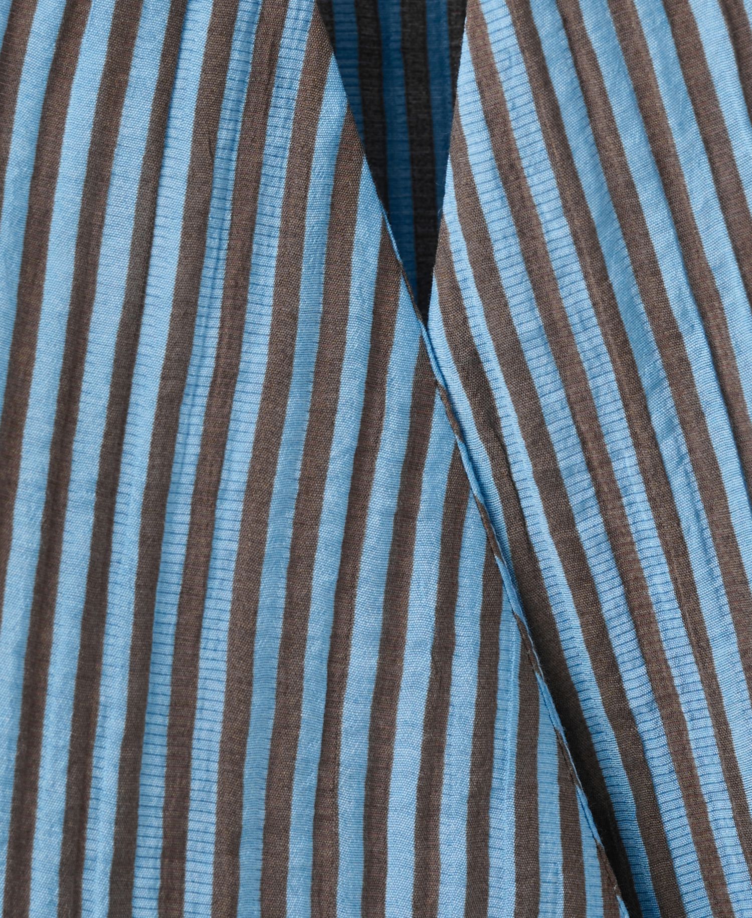 Women's Striped Wrap Blouse, V-Neck