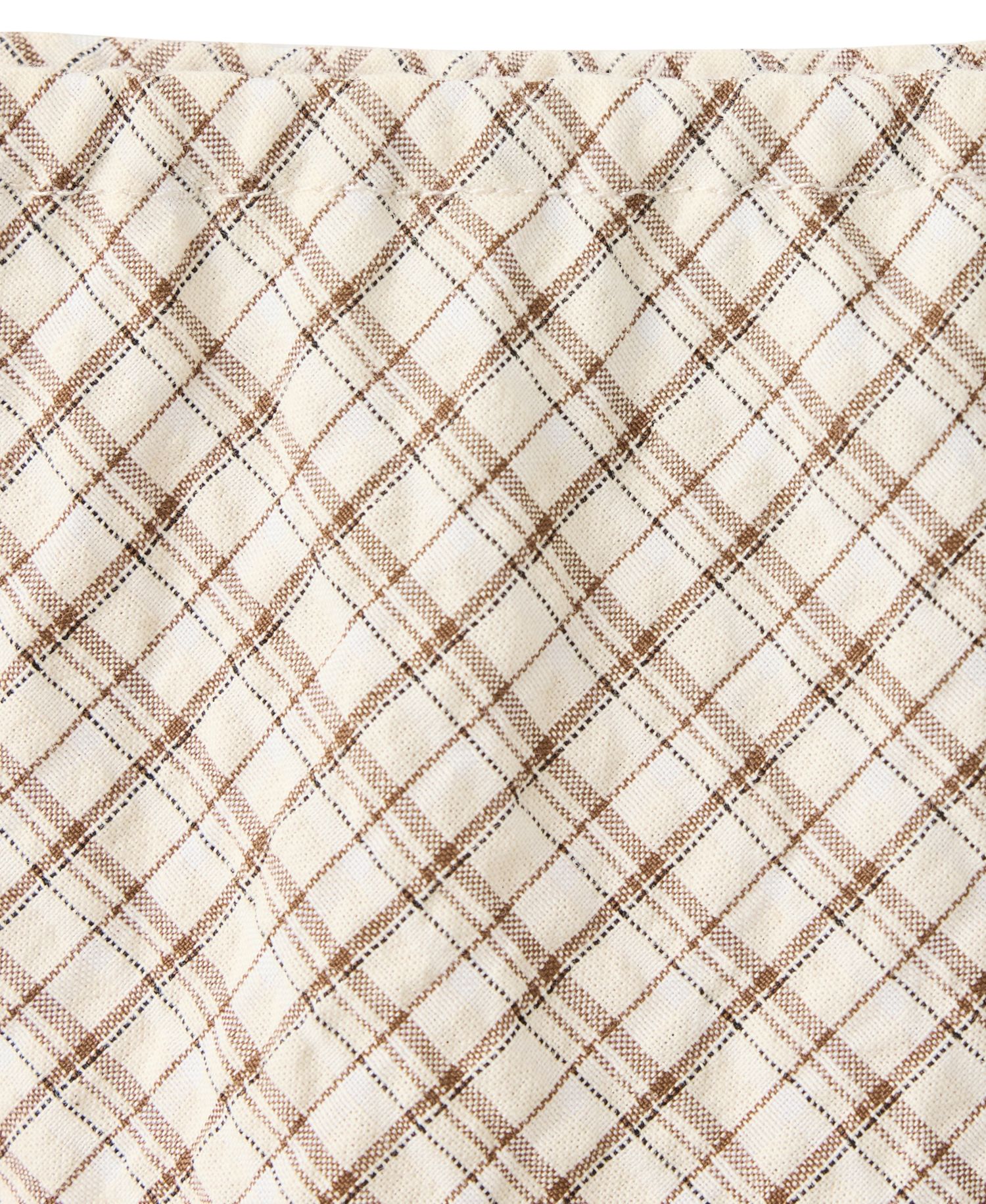 Women's Plaid A-Line Lace Skirt