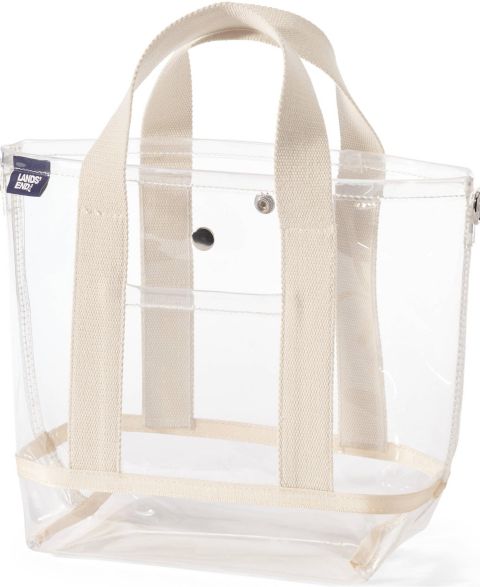 Женская сумка Lands' End Clear Tote, цвет: Натуральный