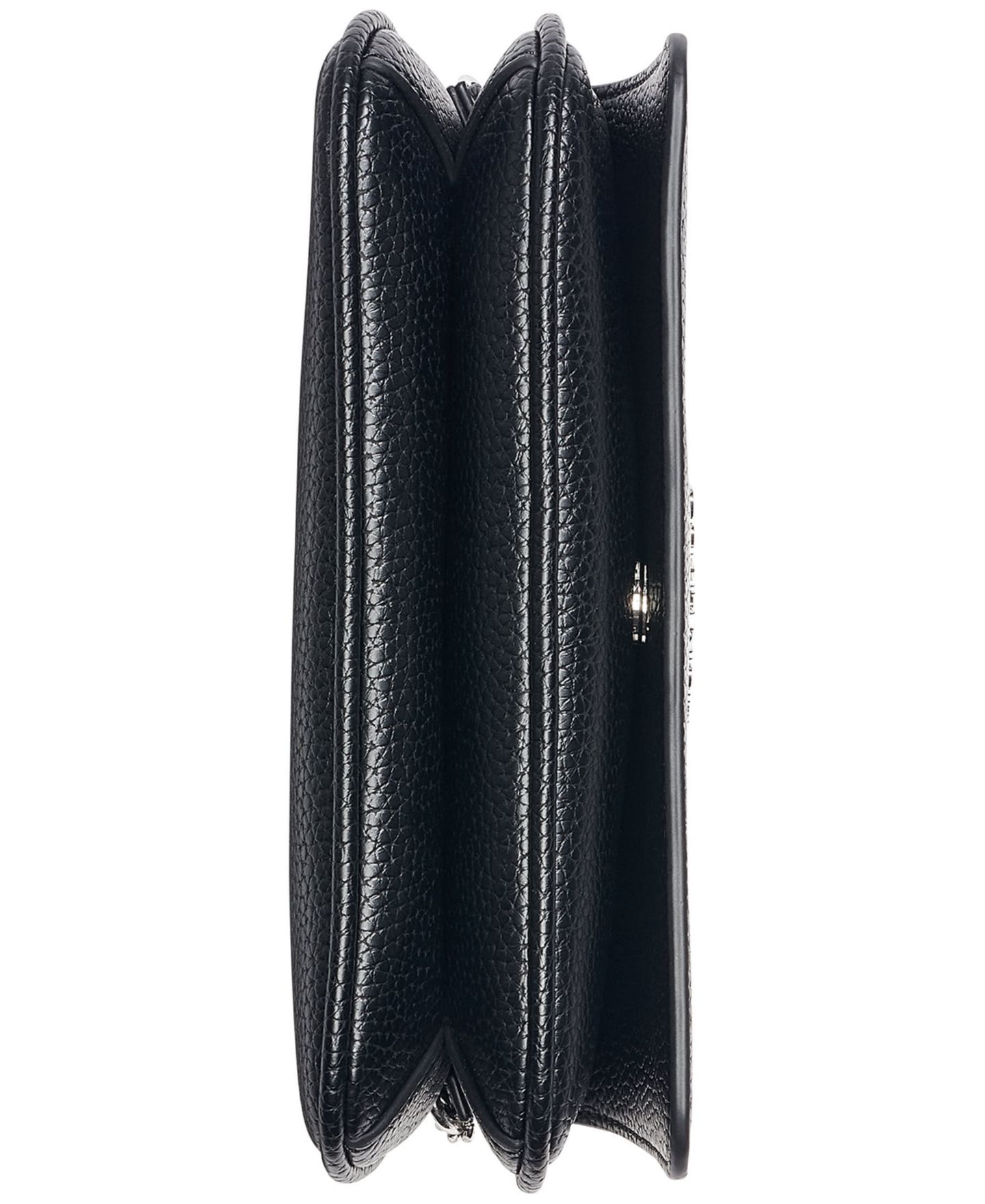 Женская сумка Calvin Klein Essential Magnetic Snap Mini Crossbody Handbag, цвет: Чёрный / Серебряный — фото 5