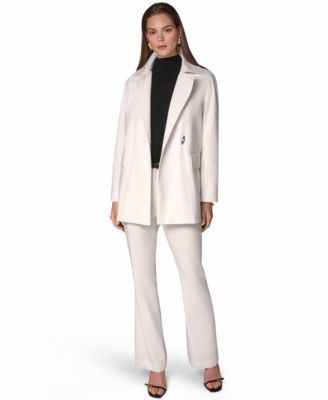 Donna Karan New York Women's Buttoned Water-Resistant Lined