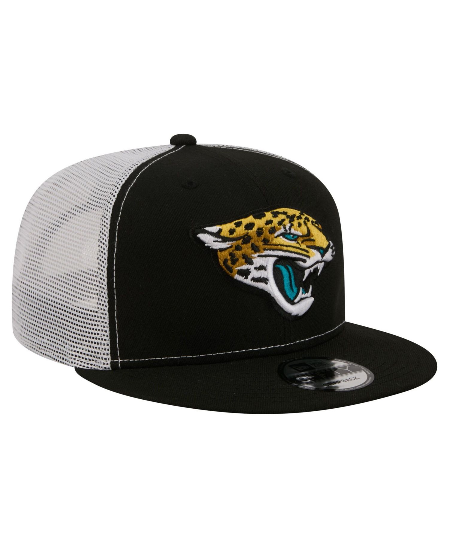 Men's Black Jacksonville Jaguars Core Team 9FIFTY Trucker Snapback Hat