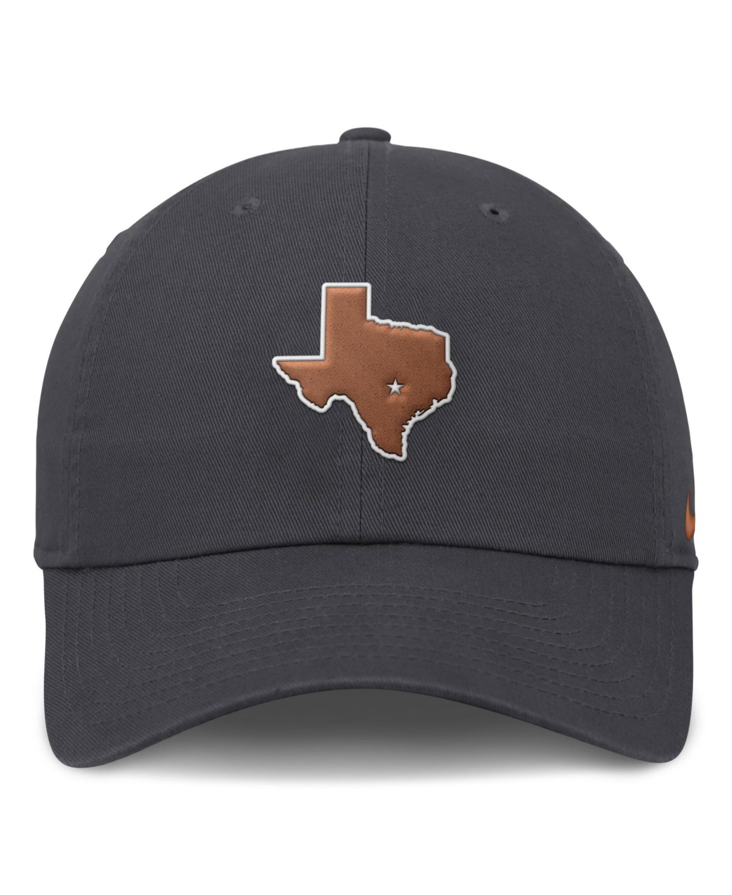 Men's Anthracite Texas Longhorns Club Dri-FIT Adjustable Hat