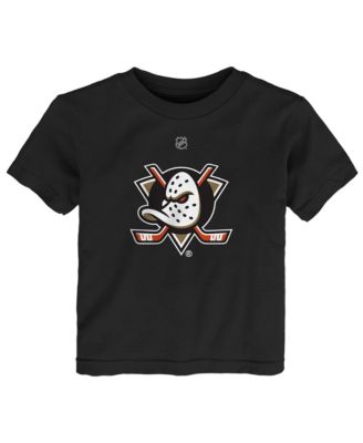 Baby Boys and Girls Black Anaheim Ducks Primary Logo T-Shirt