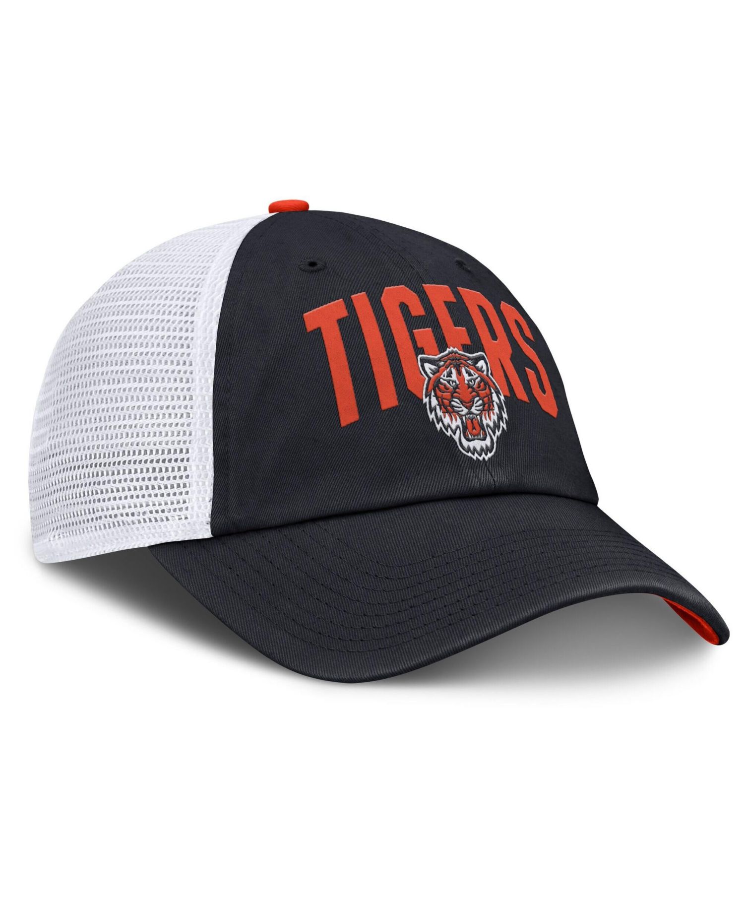 Men's Navy Detroit Tigers Primetime Club Adjustable Trucker Hat