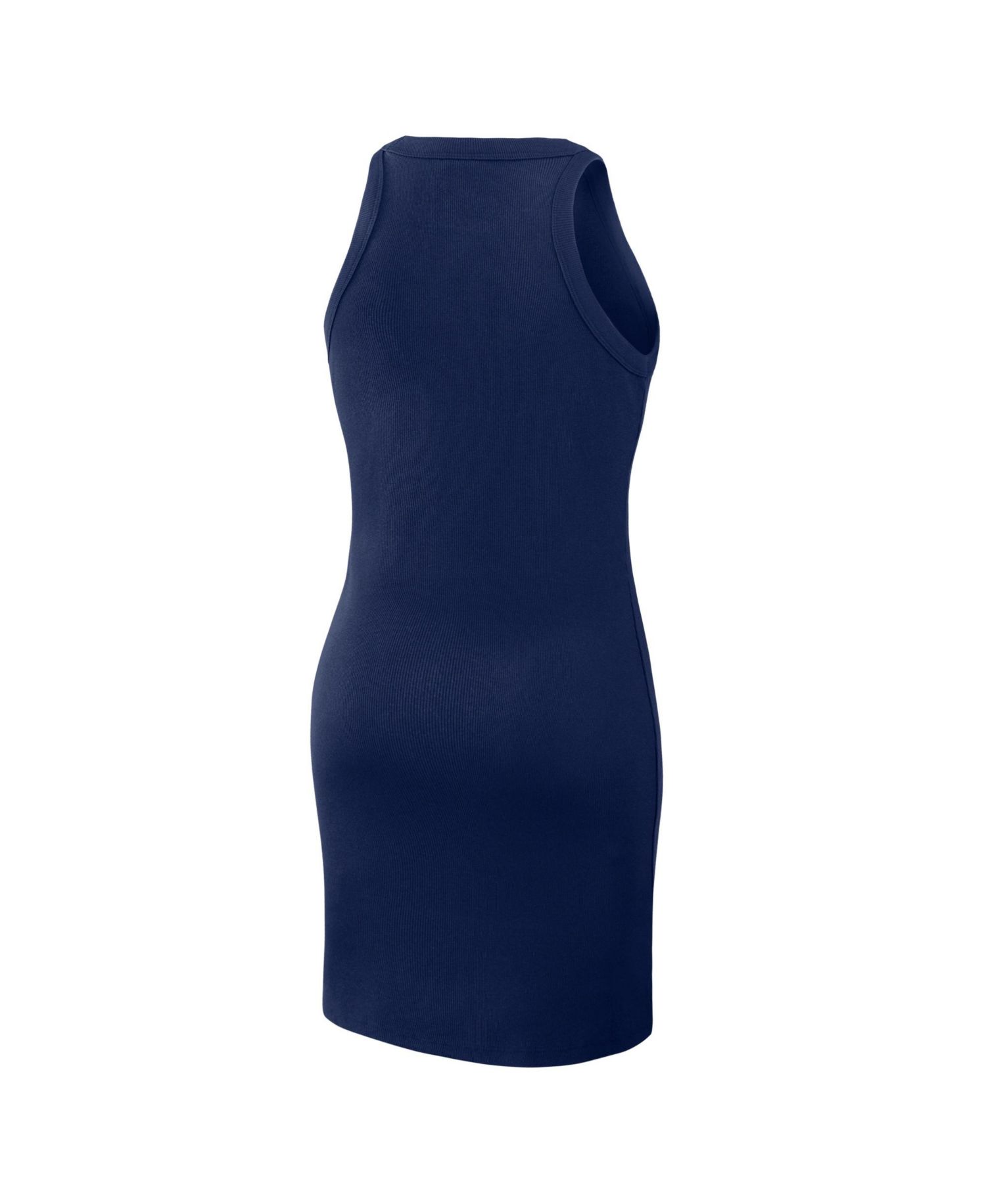 Women's New England Patriots Push Beyond Cotton-Blend Ribbed Sleeveless Crewneck Dress