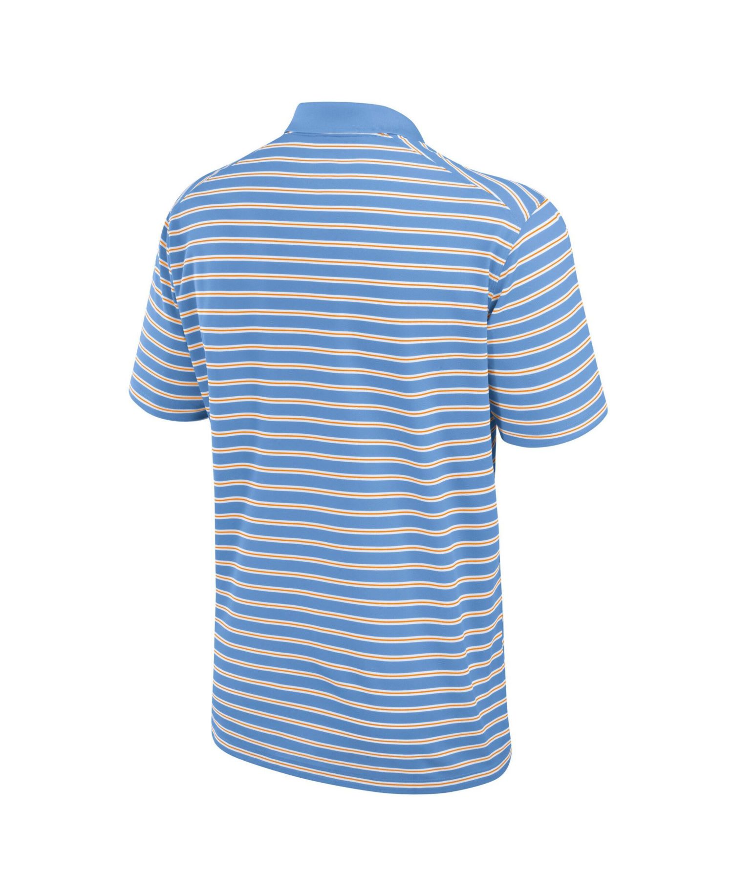 Men's Light Blue/White Tennessee Volunteers Striped Dri-FIT Polo Shirt