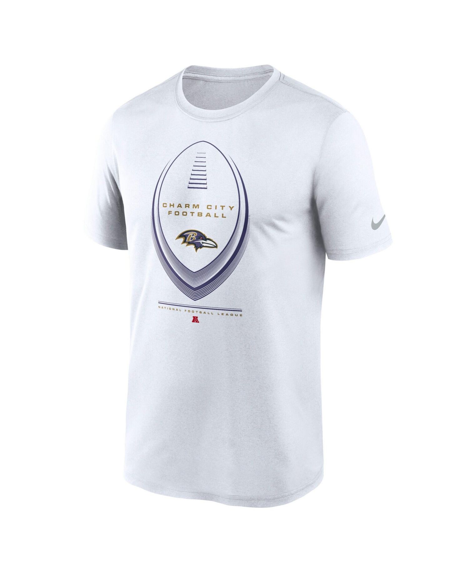 Men's White Baltimore Ravens Legend Icon Dri-FIT T-Shirt