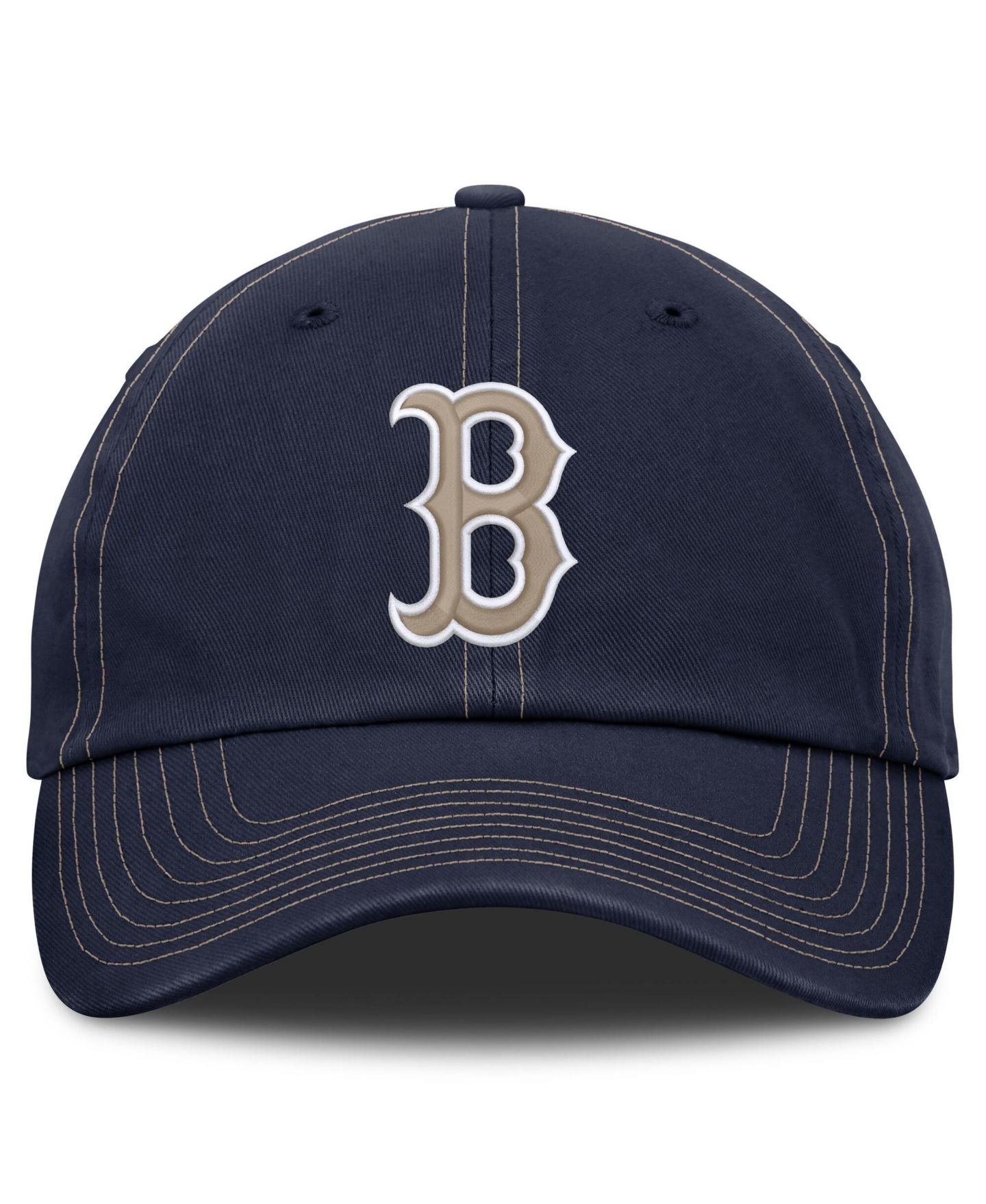 Мужская кепка Nike Navy Boston Red Sox Father's Day Club Adjustable Hat — фото 2