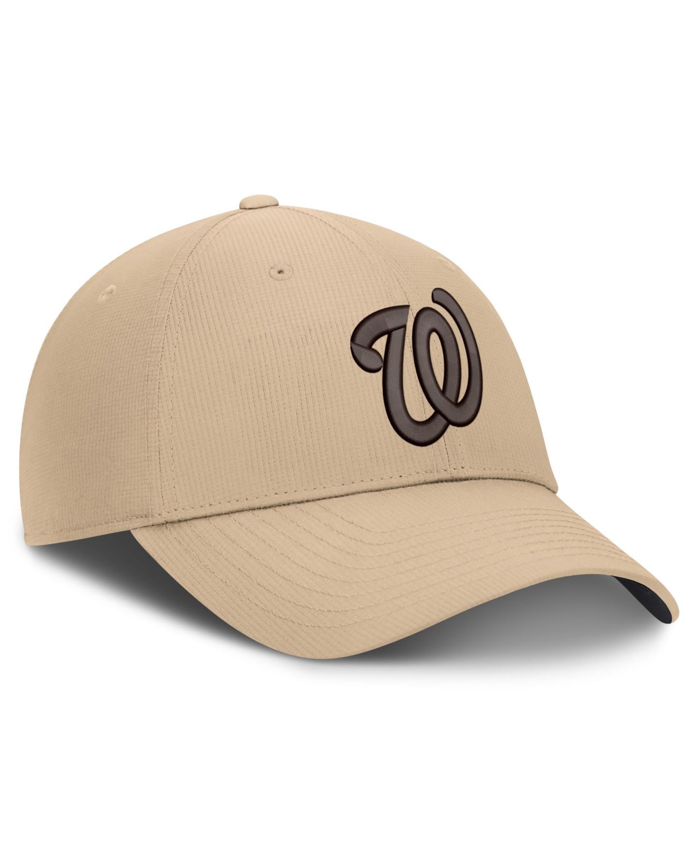 Мужская кепка Nike Khaki Washington Nationals Desert Ripstop Club Adjustable Hat — фото 3