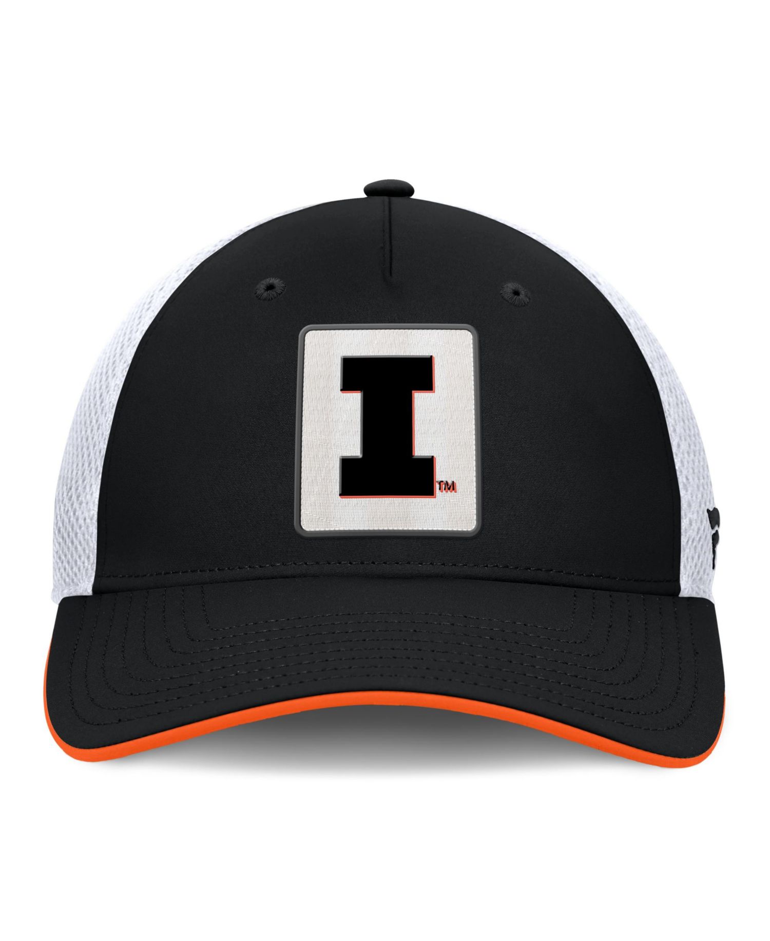 Men's Black Illinois Fighting Illini 5-Panel Matter Flex Hat