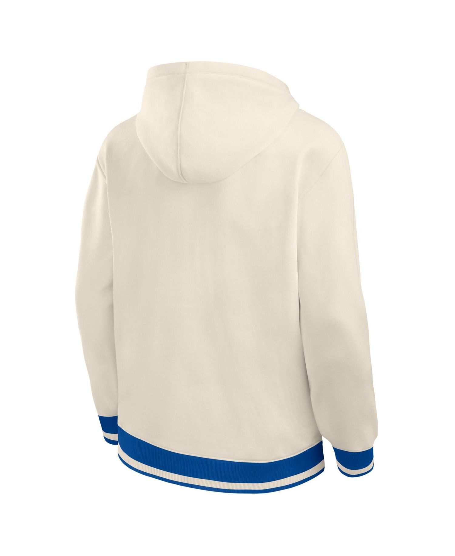 Men's Cream New England Patriots Chenille Heavyweight Fleece Hoodie