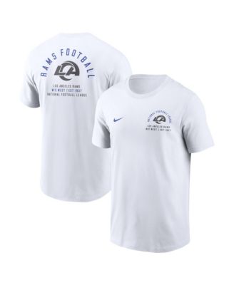 Men's White Los Angeles Rams Split Logo T-Shirt