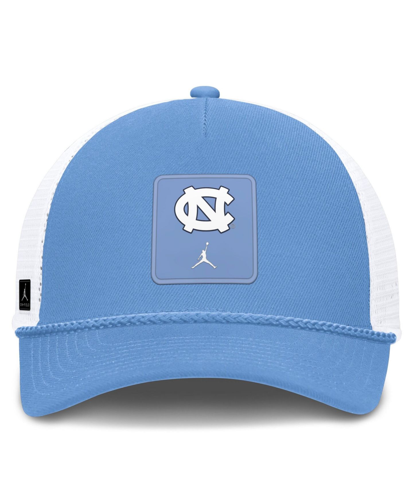 Головные уборы Jordan Carolina Blue North Carolina Tar Heels 2026 On-Field Gameday Rope Trucker Adjustable Hat — фото 2