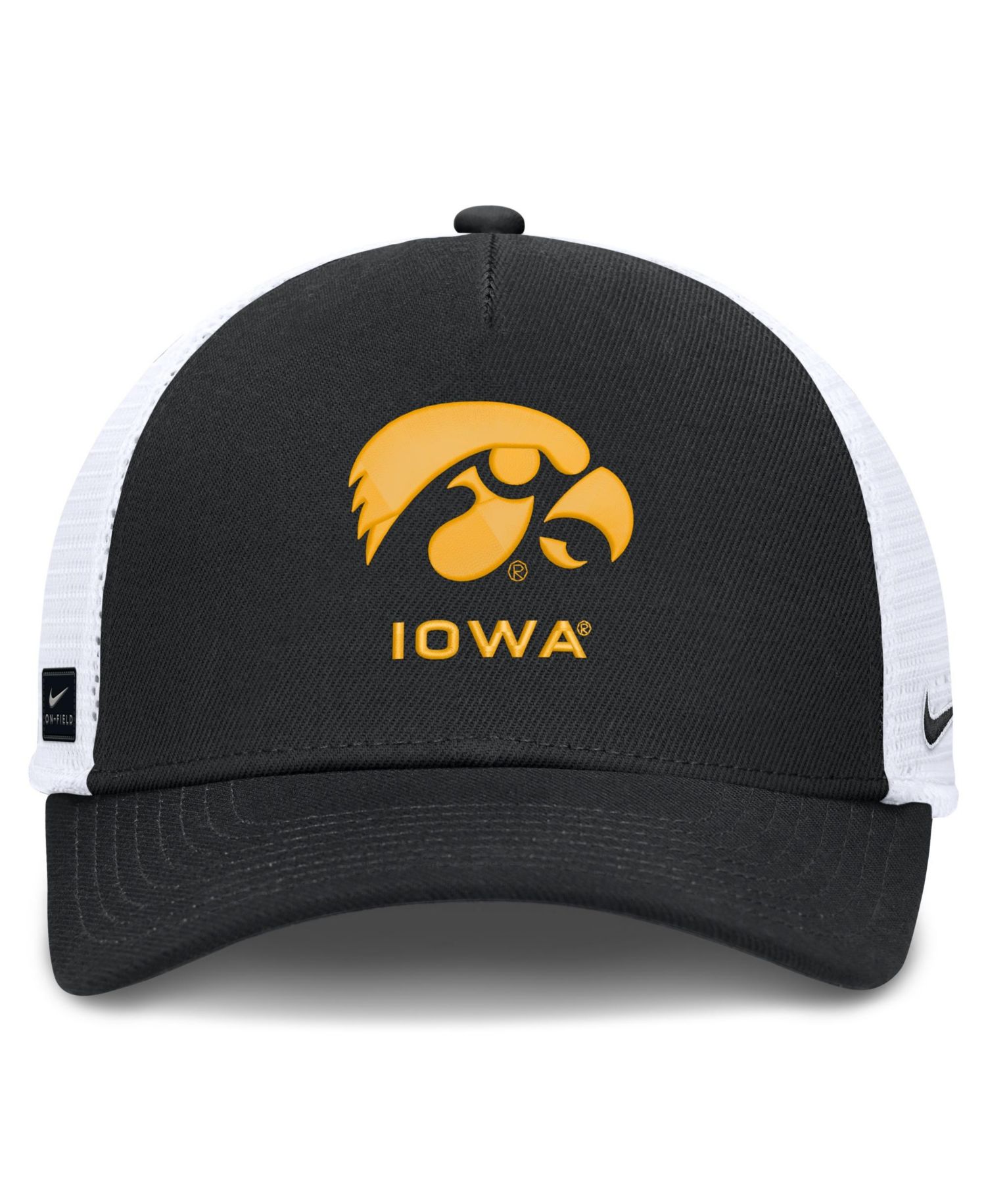 Men's and Women's Black Iowa Hawkeyes 2026 On-Field Gameday Trucker Hat