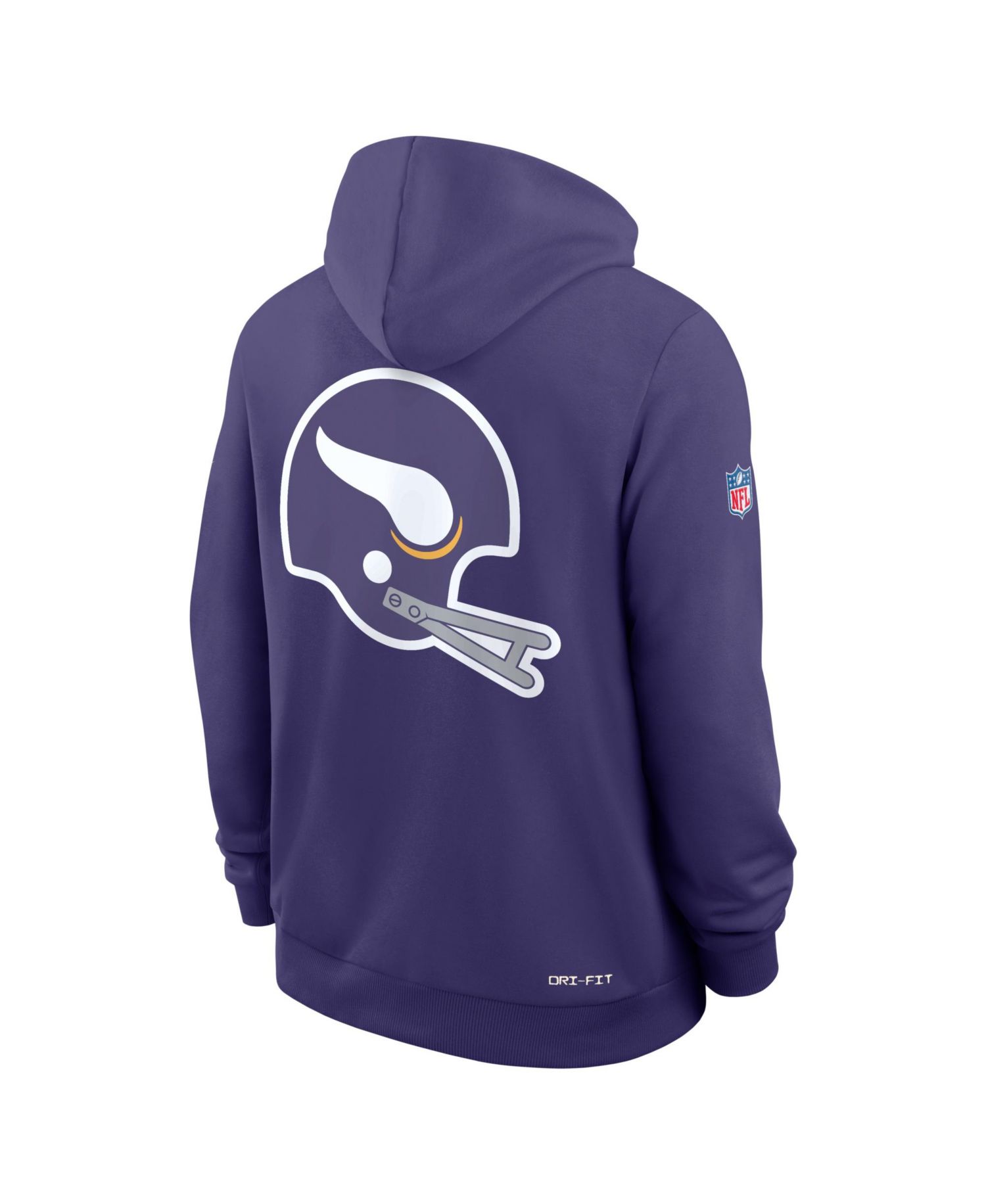 Men's Purple Minnesota Vikings Standard Issue Replay Officials Alternate Dri-FIT Hoodie