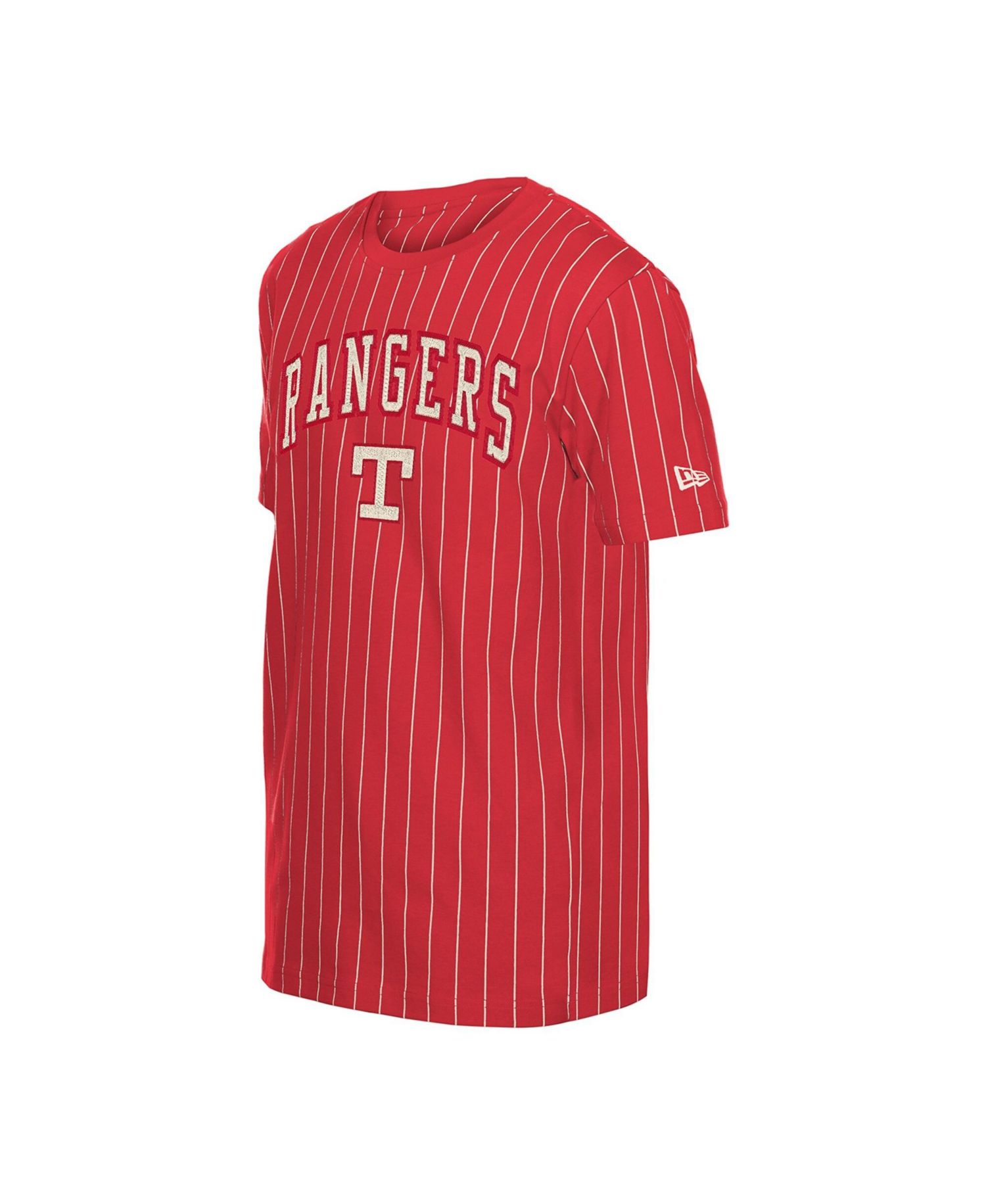 Big Boys and Girls Red Texas Rangers 2026 City Connect Pinstripe T-Shirt
