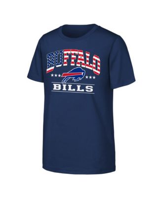 Big Boys and Girls Navy Buffalo Bills Americana Arch T-Shirt