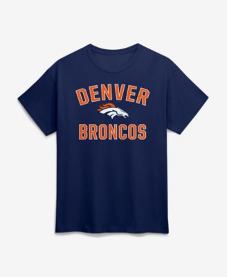 Men's Navy Denver Broncos Cotton Victory Arch T-Shirt